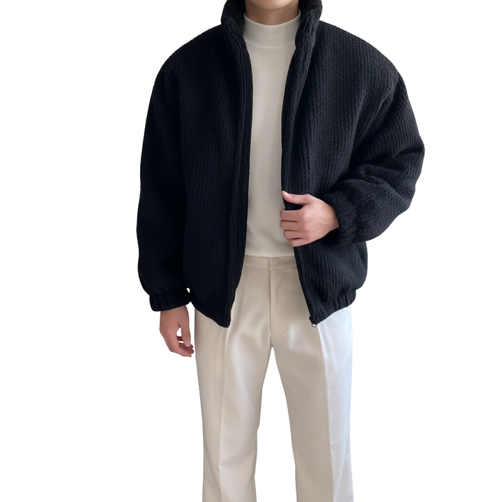 Herren Cordjacke mit Kragen – Bequeme und Warme Kurzjacke für den Herbst
