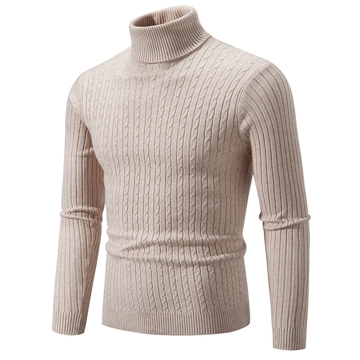 Herren Rollkragen Pullover – Warm haltender in verschiedenen Farben, Pflegeleicht