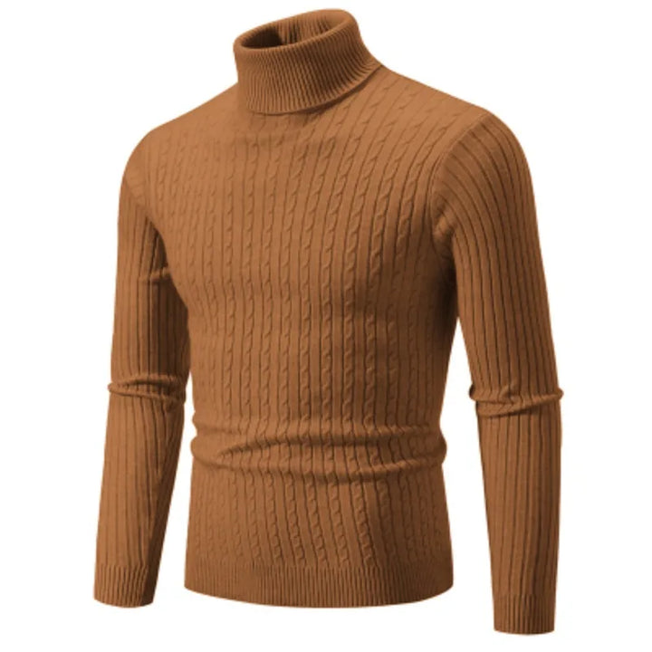 Herren Rollkragen Pullover – Warm haltender in verschiedenen Farben, Pflegeleicht