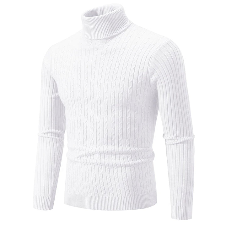 Herren Rollkragen Pullover – Warm haltender in verschiedenen Farben, Pflegeleicht
