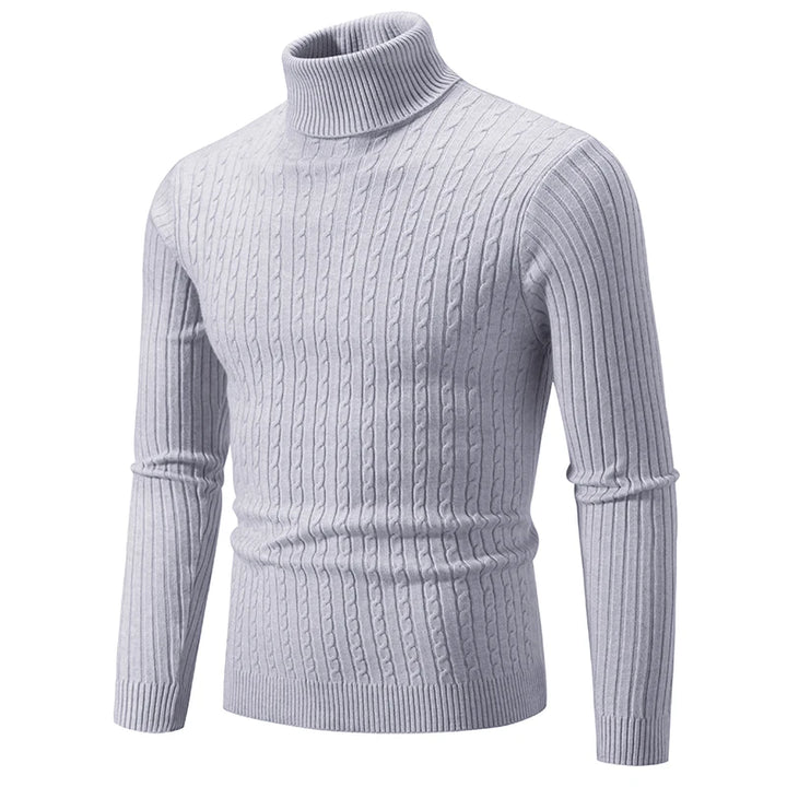 Herren Rollkragen Pullover – Warm haltender in verschiedenen Farben, Pflegeleicht