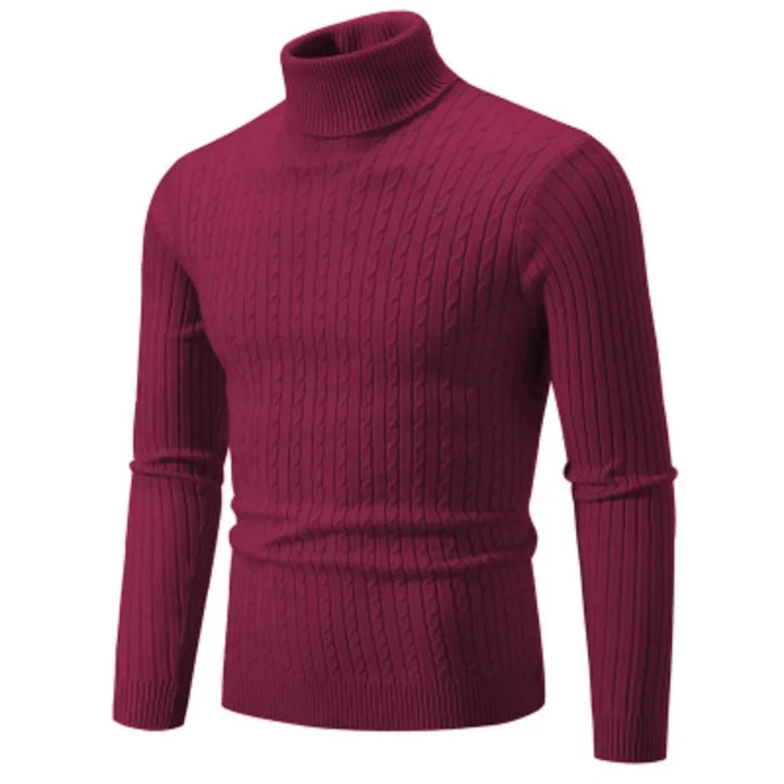 Herren Rollkragen Pullover – Warm haltender in verschiedenen Farben, Pflegeleicht