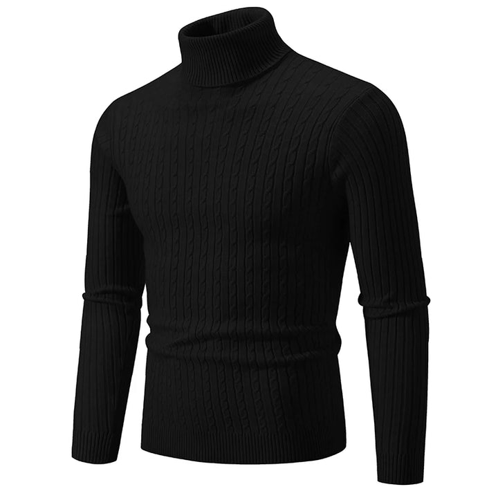 Herren Rollkragen Pullover – Warm haltender in verschiedenen Farben, Pflegeleicht