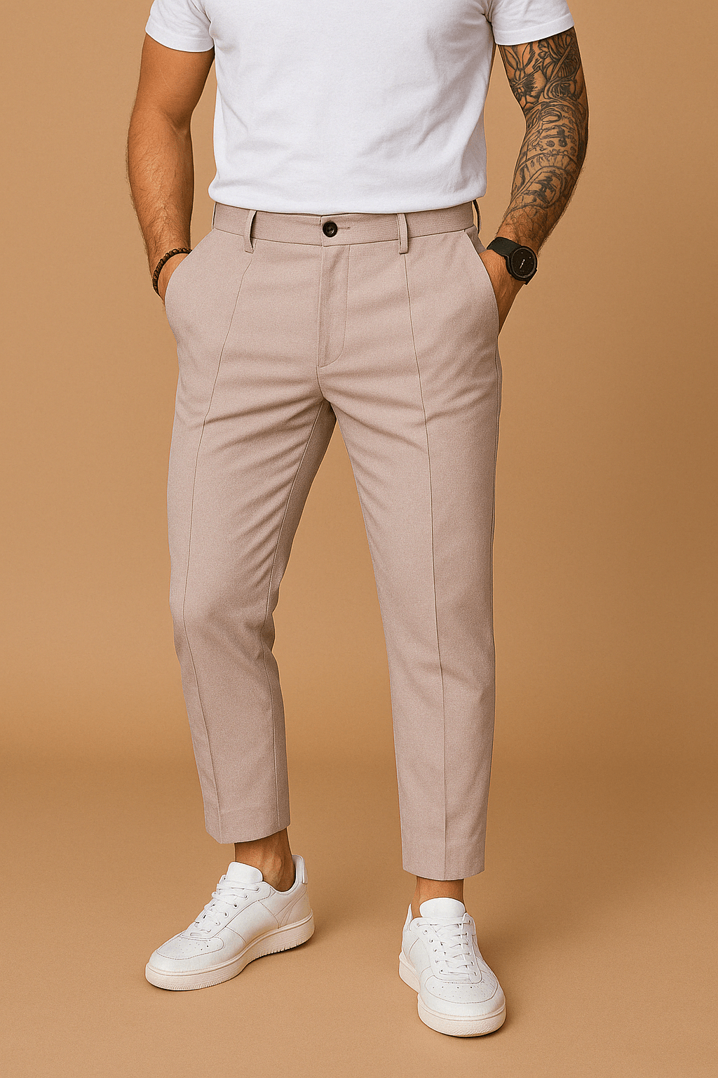 Herren Freizeithose – Elegant & Bequem für Alltag & Sommer