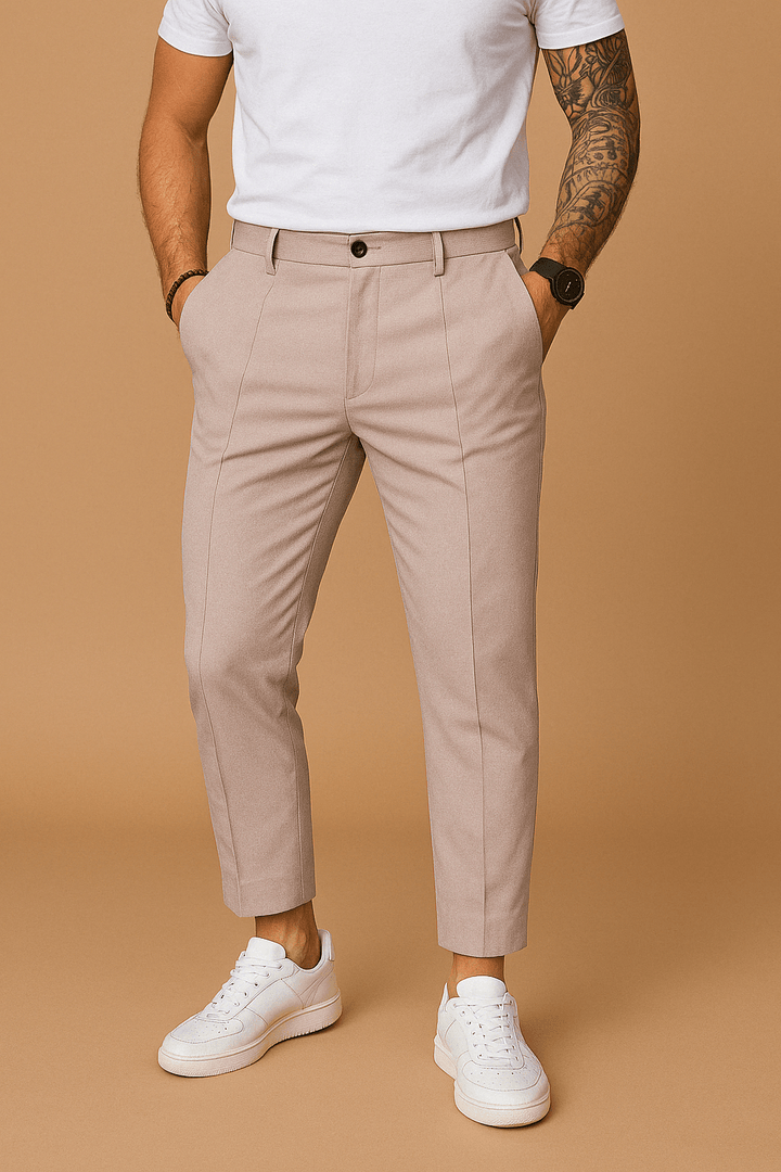 Herren Freizeithose – Elegant & Bequem für Alltag & Sommer