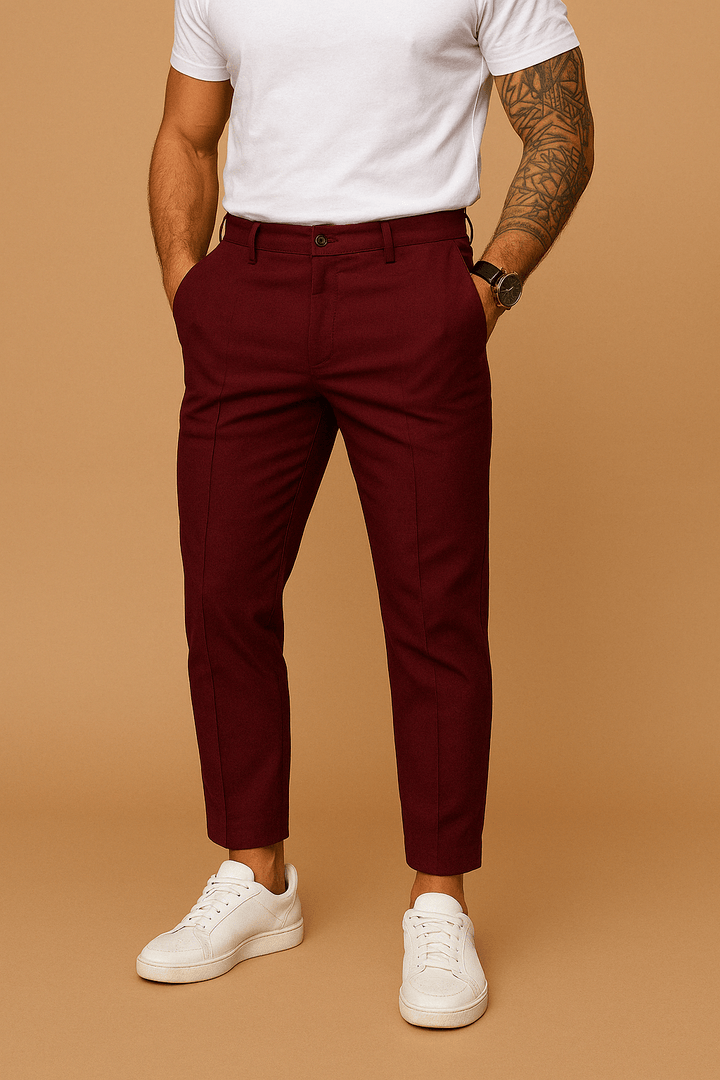 Herren Freizeithose – Elegant & Bequem für Alltag & Sommer