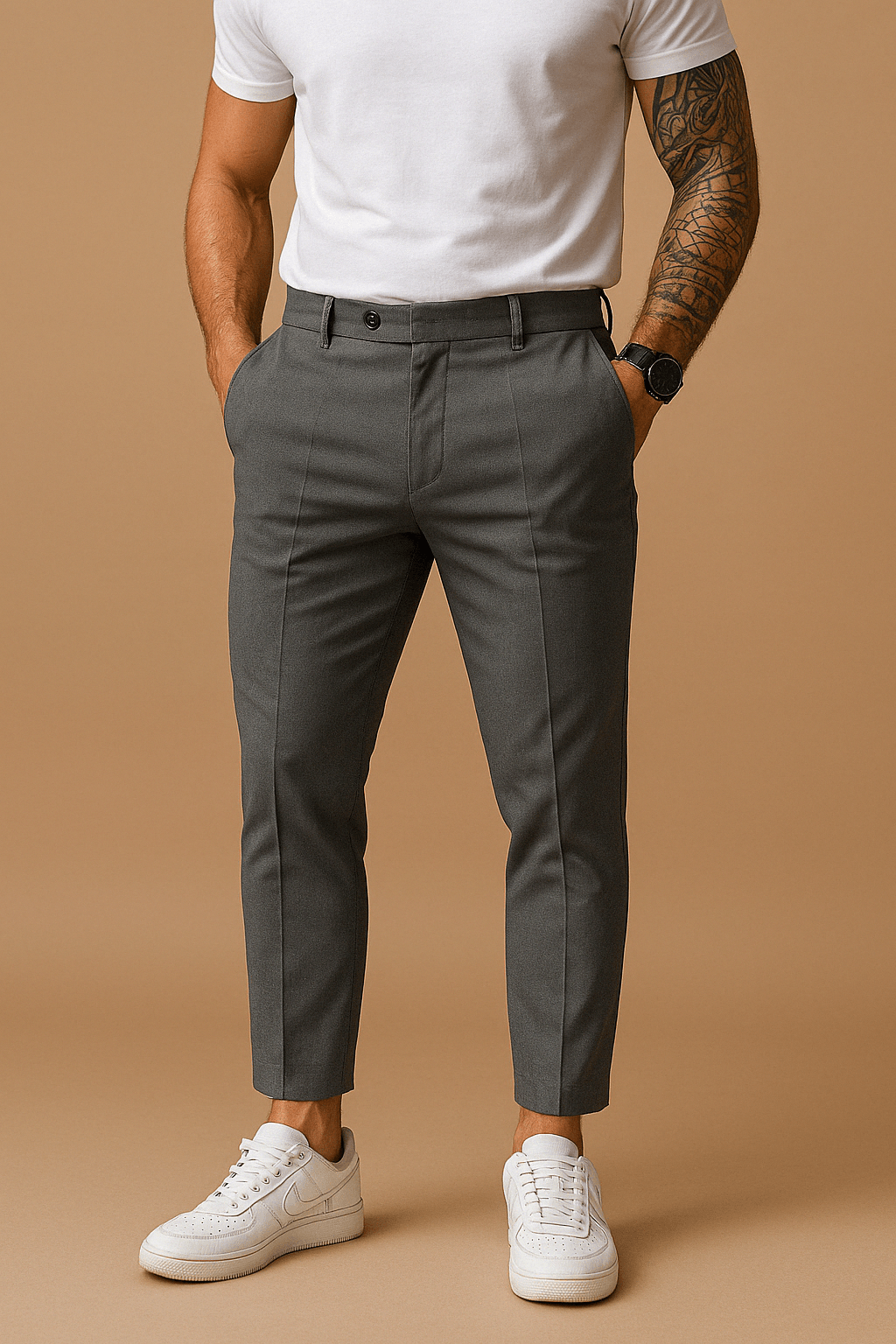 Herren Freizeithose – Elegant & Bequem für Alltag & Sommer