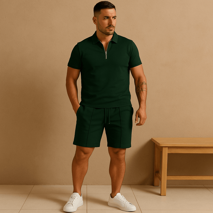Herren Set mit Polo & Shorts