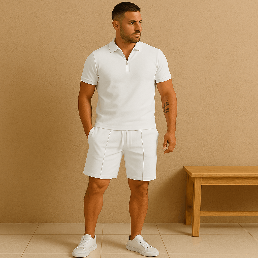 Herren Set mit Polo & Shorts