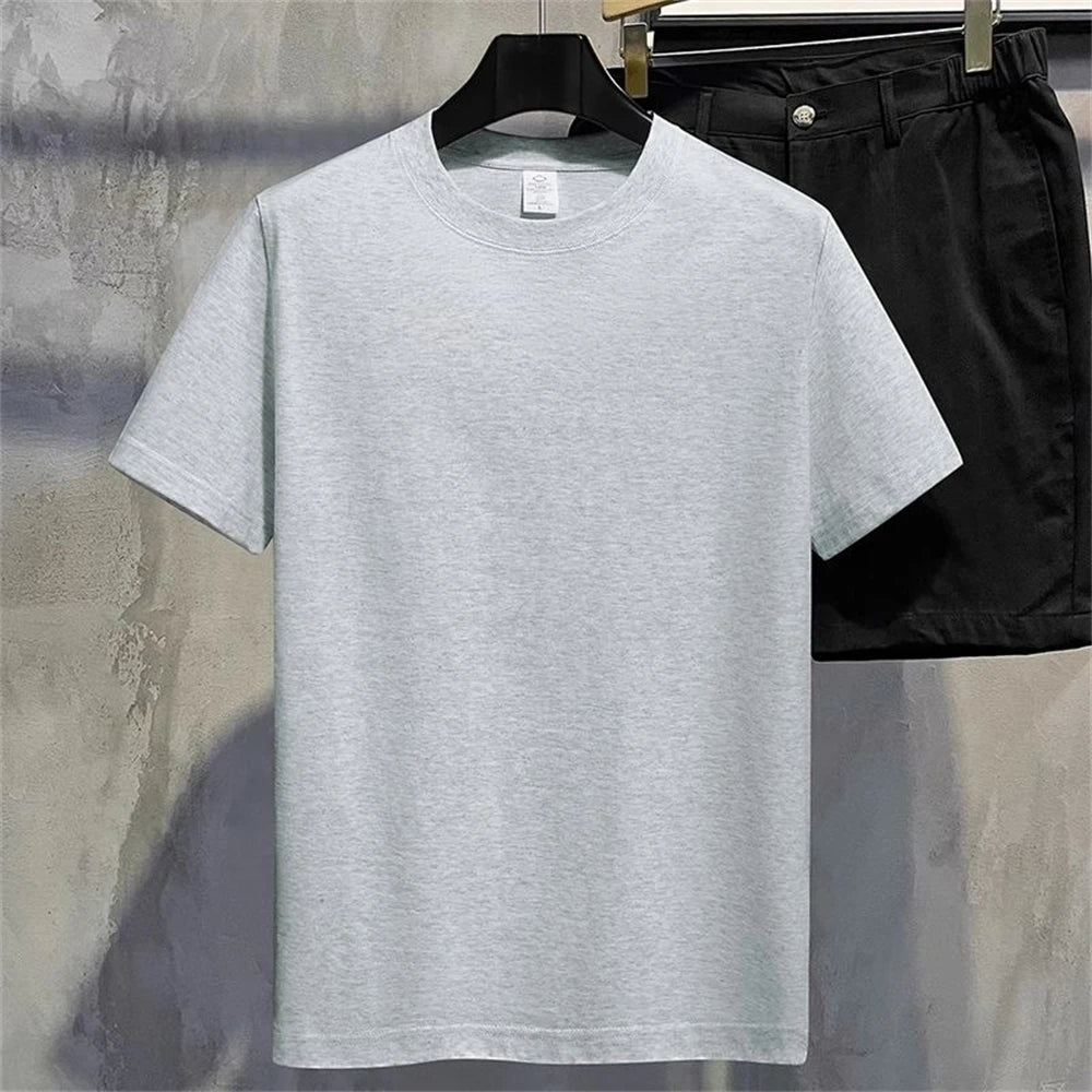 Herren T-Shirt aus 100% Baumwolle – Kurzarm Rundhals, Einfarbig, Ideal für den Sommer, Pflegeleicht, Vielseitige Größen verfügbar 7