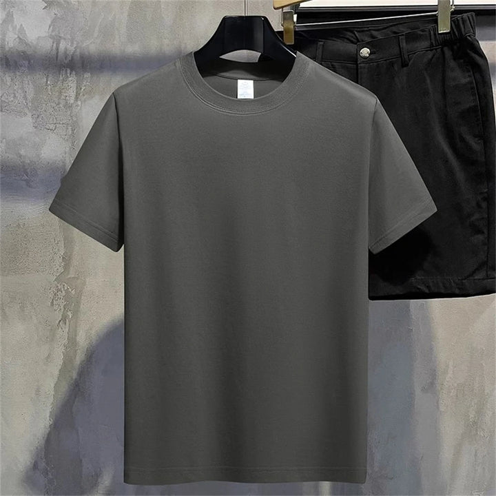 Herren T-Shirt aus 100% Baumwolle – Kurzarm Rundhals, Einfarbig, Ideal für den Sommer, Pflegeleicht, Vielseitige Größen verfügbar 8