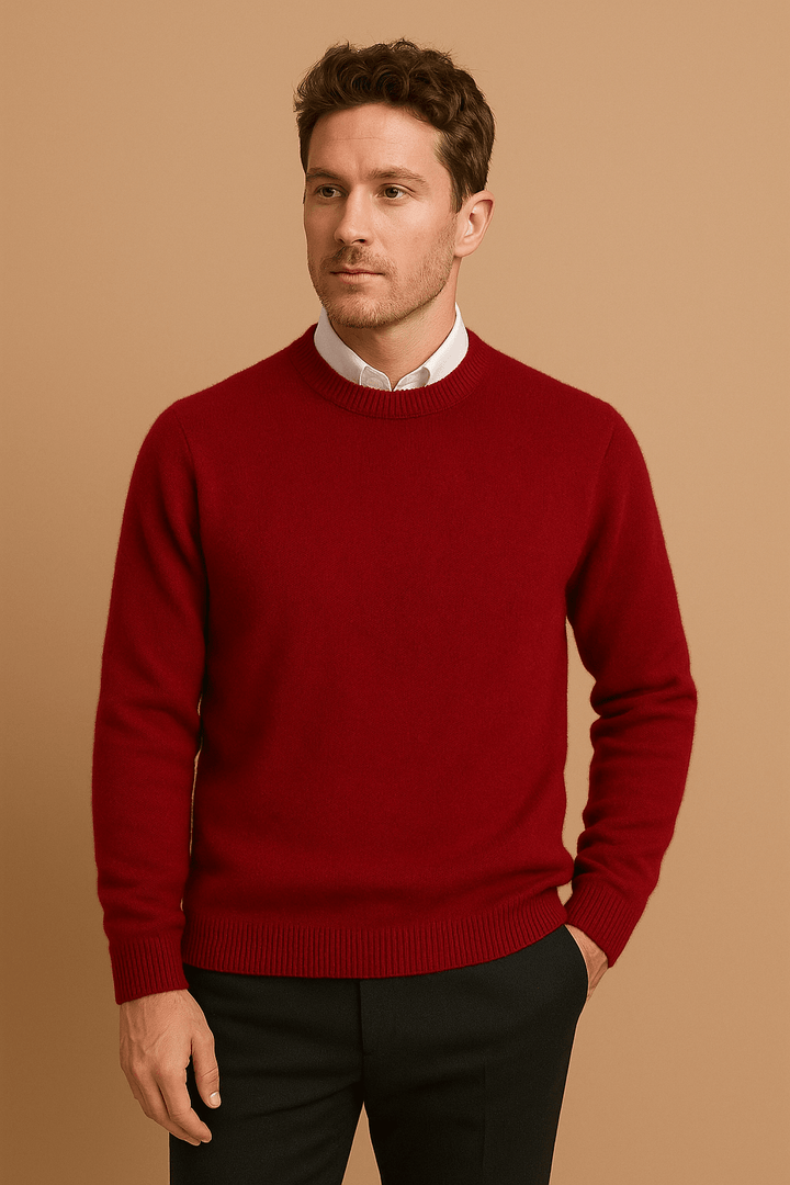 Herrenpullover Klassischer Schnitt Weich und Langlebig
