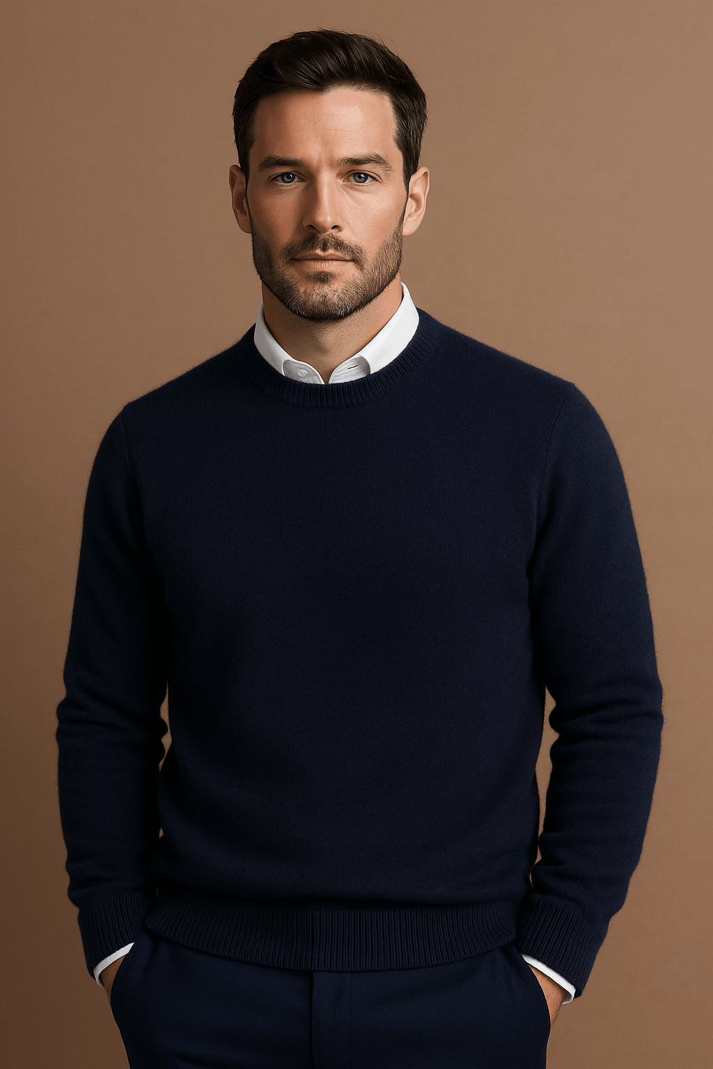 Herrenpullover Klassischer Schnitt Weich und Langlebig