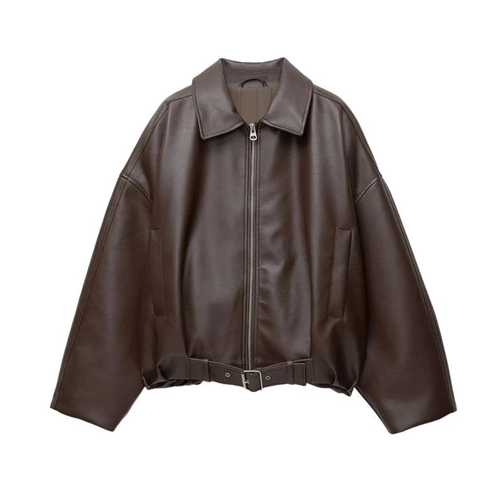 Lederjacke Damen mit Reißverschluss – Stilvolle Designjacke für Elegante Anlässe und Lässige Outfits