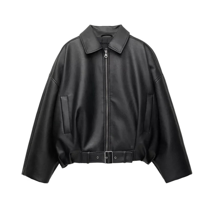 Lederjacke Damen mit Reißverschluss – Stilvolle Designjacke für Elegante Anlässe und Lässige Outfits