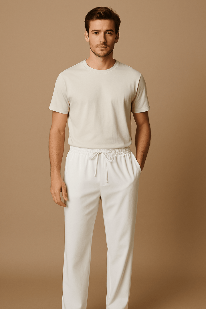 Leichte Leinenhose Herren – Lockere Passform, Atmungsaktiv & Stilvoll