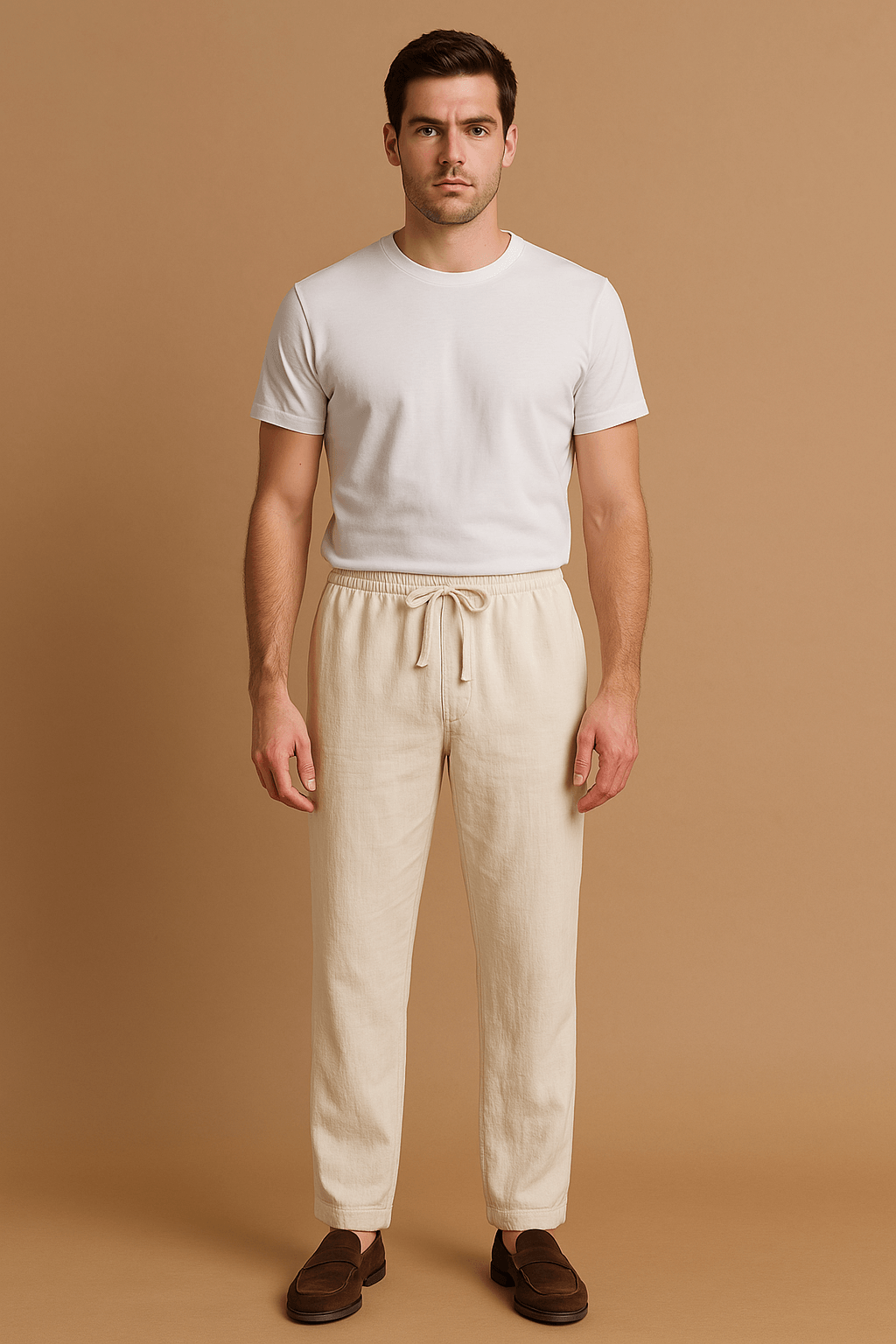 Leichte Leinenhose Herren – Lockere Passform, Atmungsaktiv & Stilvoll