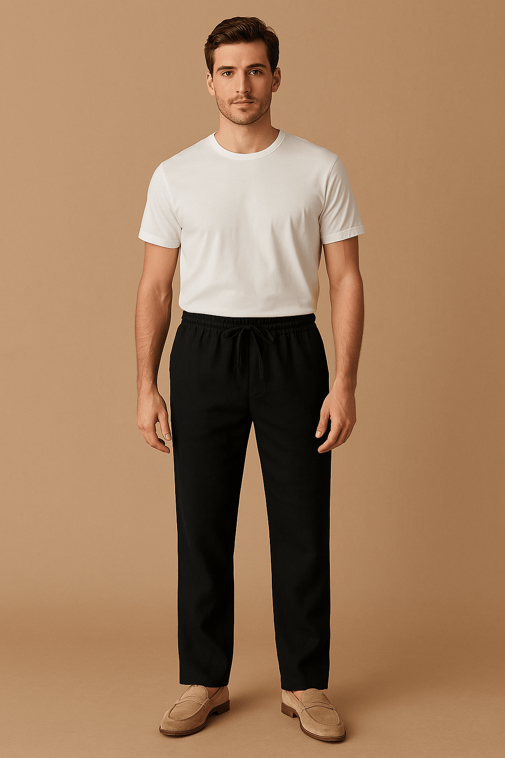 Leichte Leinenhose Herren – Lockere Passform, Atmungsaktiv & Stilvoll