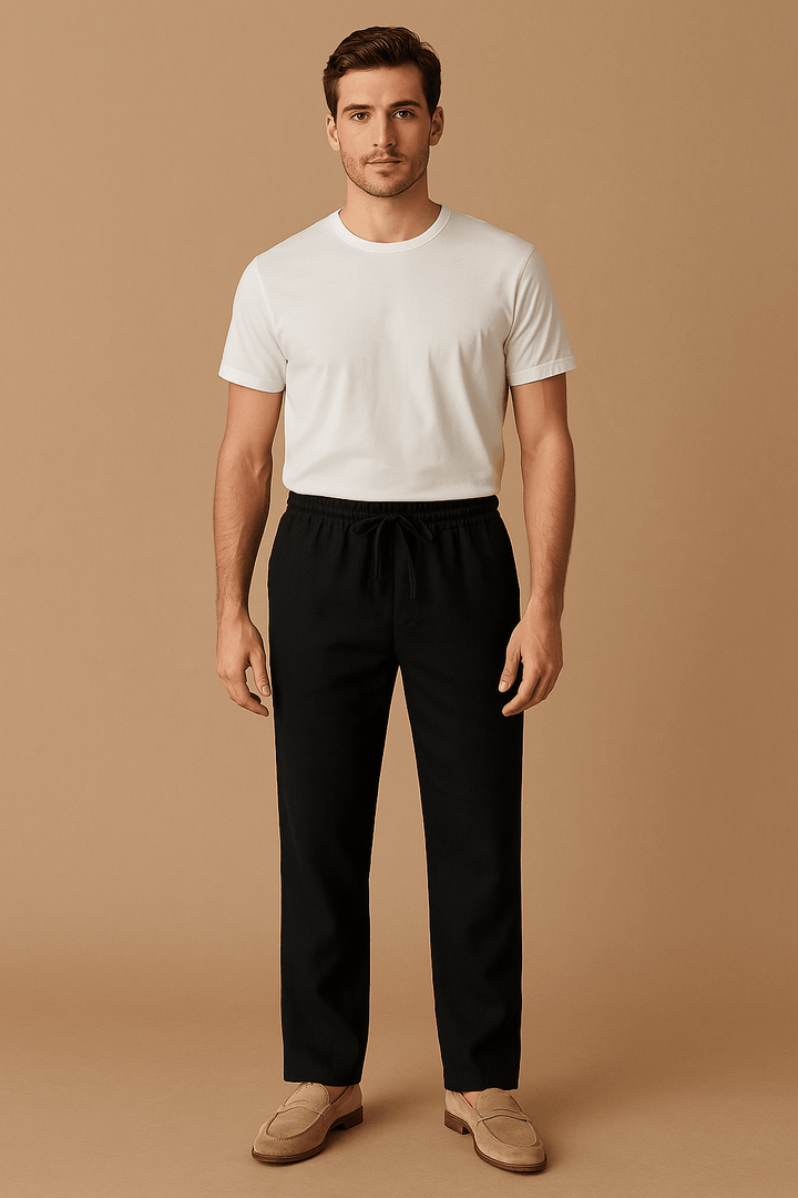 Leichte Leinenhose Herren – Lockere Passform, Atmungsaktiv & Stilvoll