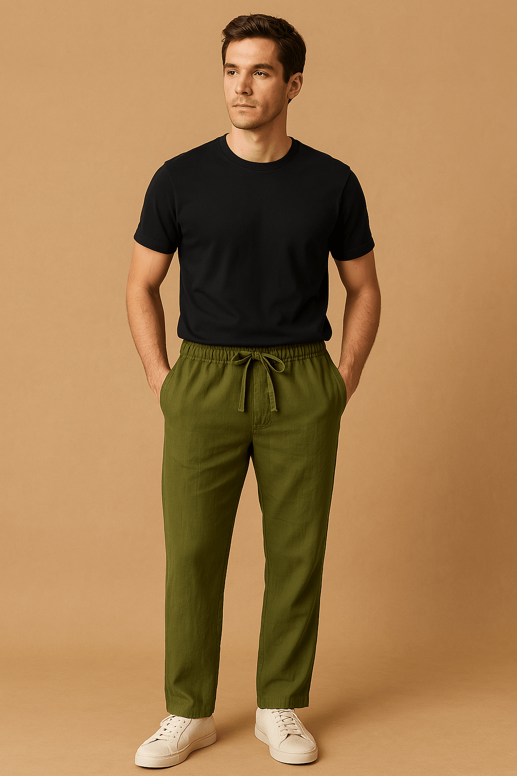 Leichte Leinenhose Herren – Lockere Passform, Atmungsaktiv & Stilvoll