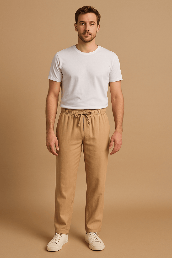 Leichte Leinenhose Herren – Lockere Passform, Atmungsaktiv & Stilvoll