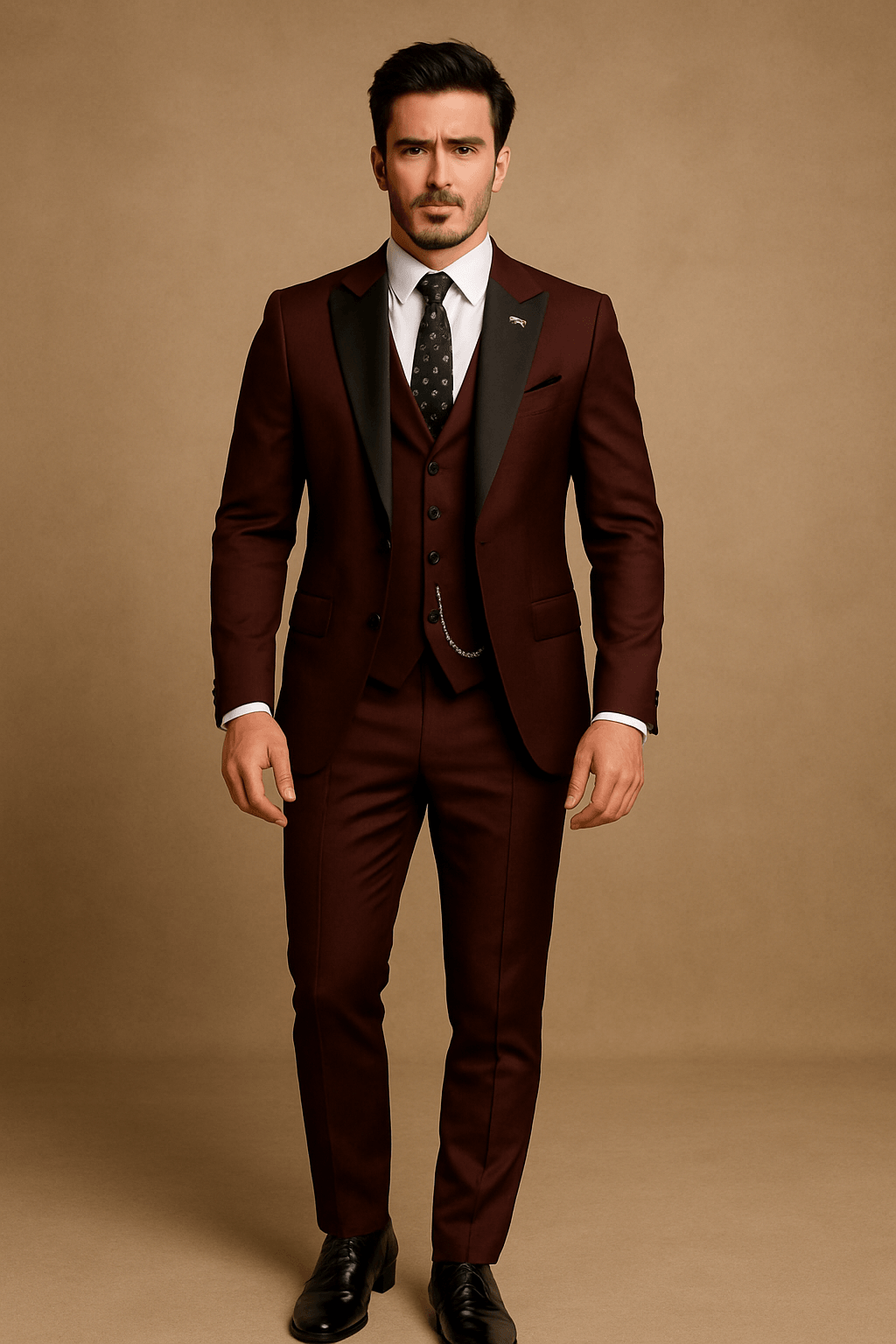 Leinenanzug Herren 3-teilig – Sommeranzug mit Blazer, Weste & Hose