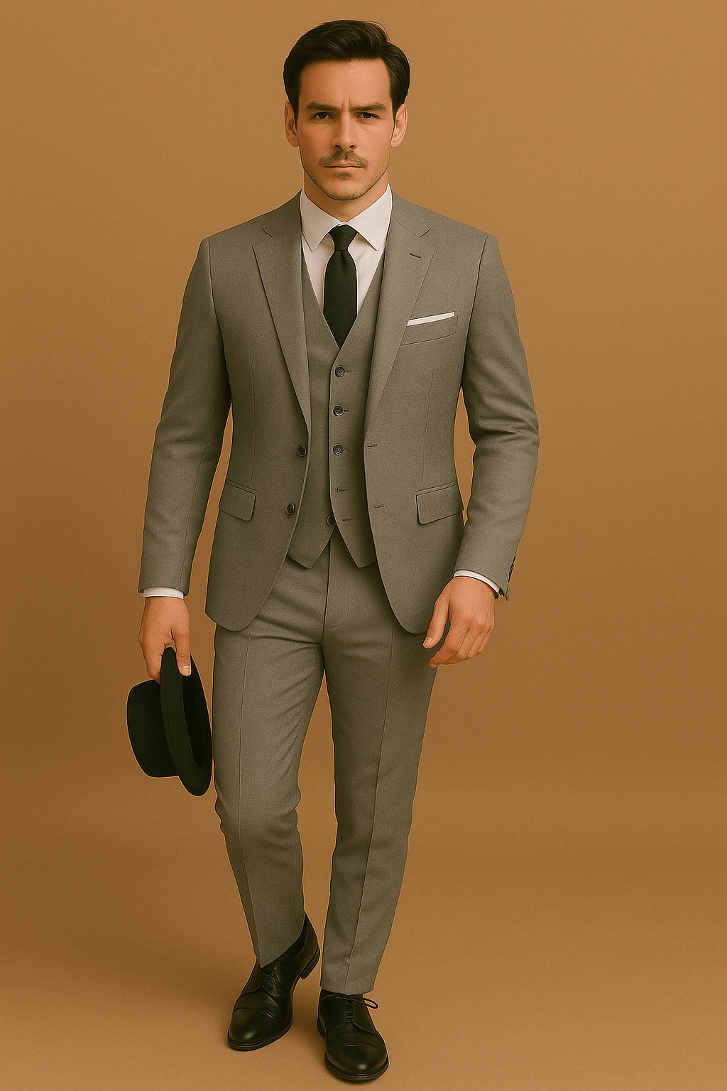 Leinenanzug Herren 3-teilig – Sommeranzug mit Blazer, Weste & Hose