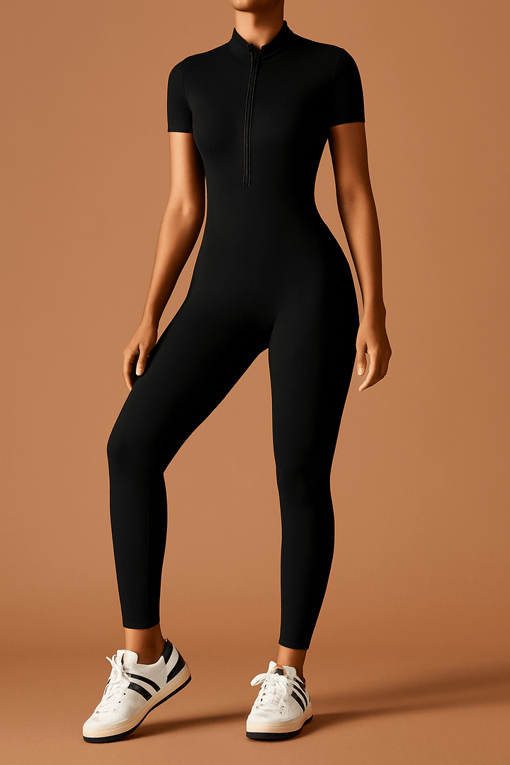 Miranda Damen-Jumpsuit – Figurbetonter Overall mit Reißverschluss