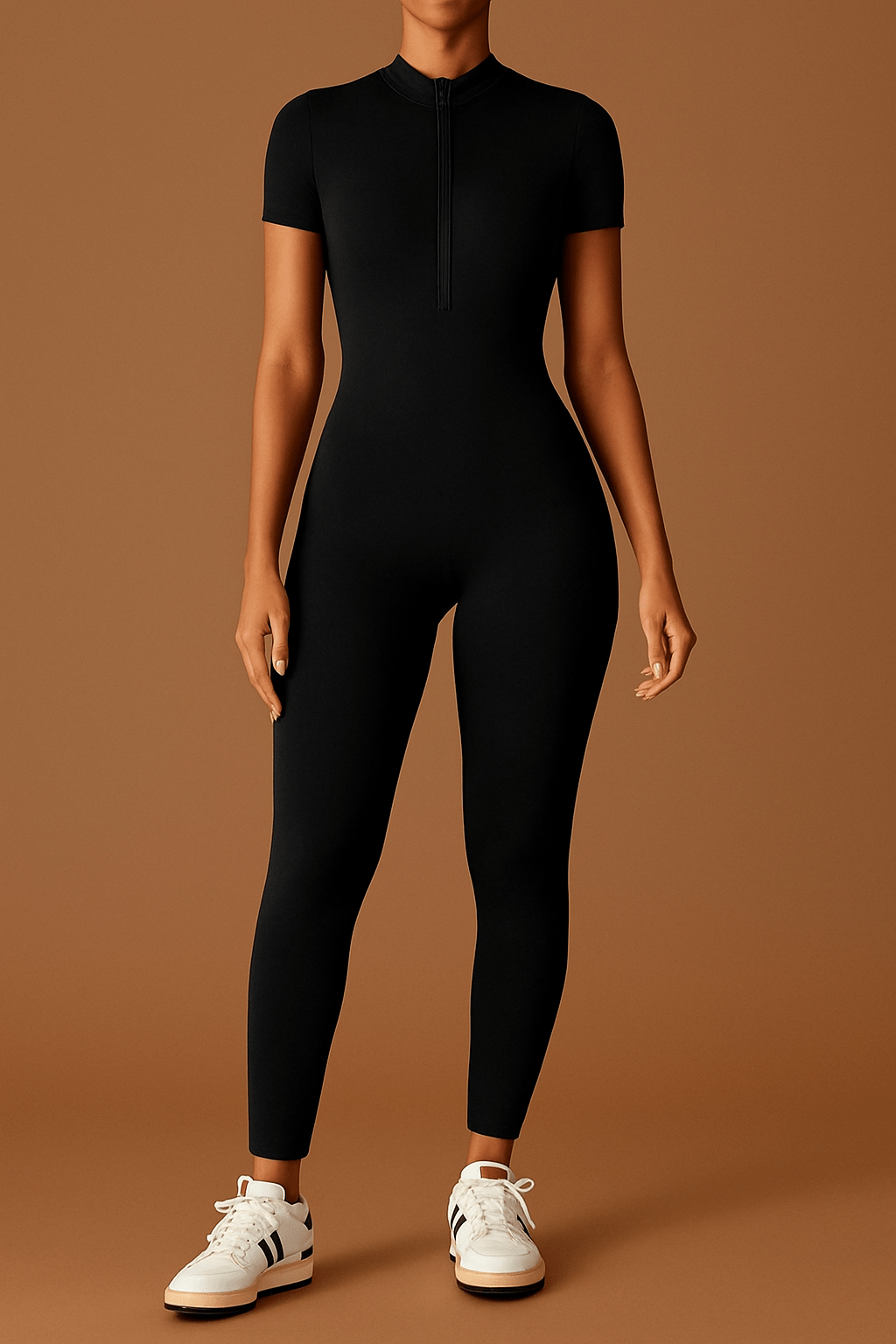 Miranda Damen-Jumpsuit – Figurbetonter Overall mit Reißverschluss