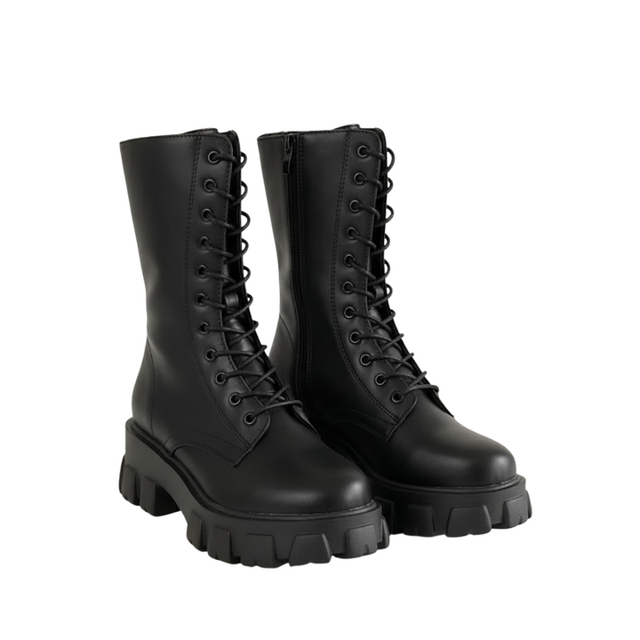 Modische Stiefeletten Damen – Plattformabsatz für Herbst und Winter