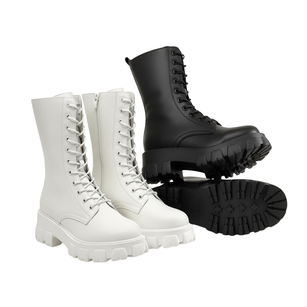 Modische Stiefeletten Damen – Plattformabsatz für Herbst und Winter