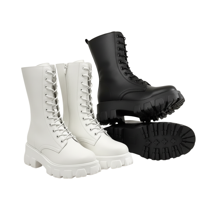 Modische Stiefeletten Damen – Plattformabsatz für Herbst und Winter