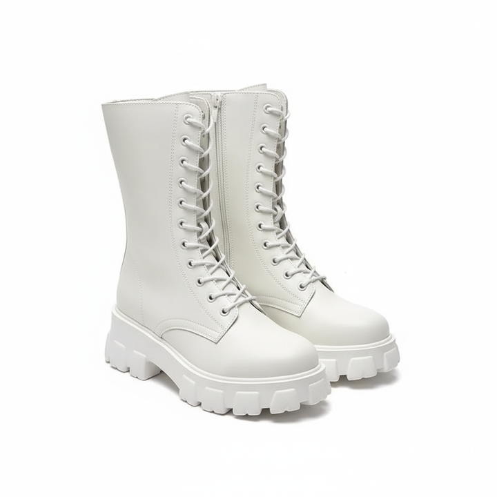 Modische Stiefeletten Damen – Plattformabsatz für Herbst und Winter