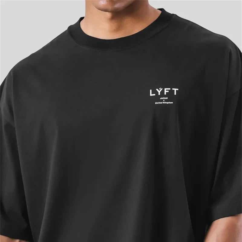 Oversized T-Shirt für Männer aus 100% Baumwolle – Atmungsaktiv, Ideal für Sport und Fitness, verschiedene Farben, Größen S-XL 3