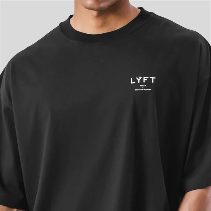 Oversized T-Shirt für Männer aus 100% Baumwolle – Atmungsaktiv, Ideal für Sport und Fitness, verschiedene Farben, Größen S-XL 3