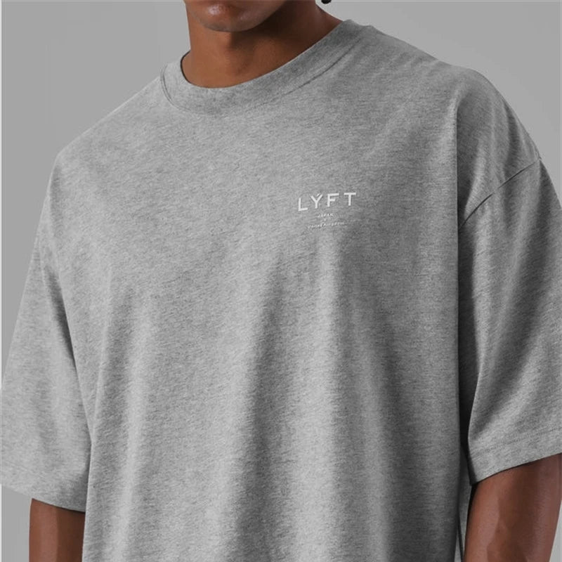 Oversized T-Shirt für Männer aus 100% Baumwolle – Atmungsaktiv, Ideal für Sport und Fitness, verschiedene Farben, Größen S-XL 5