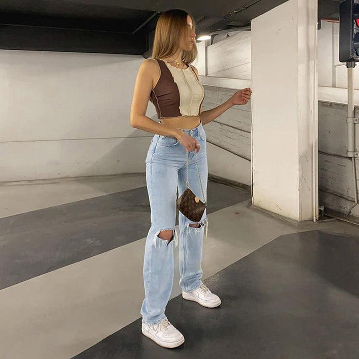 Ripped Jeans Damen – Denim mit Relaxed Fit & Trend-Look