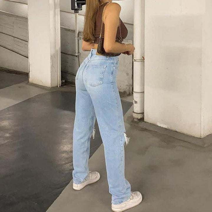 Ripped Jeans Damen – Denim mit Relaxed Fit & Trend-Look