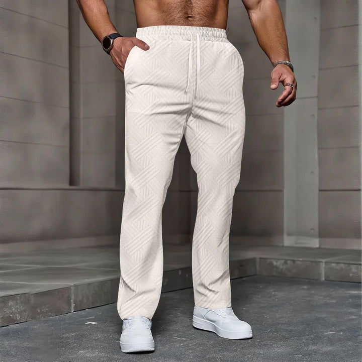 Sportliche Herren Freizeithosen mit Elastischem Bund – Bequeme Lockere Passform, Praktische Taschen, Vielseitig für Alle Jahreszeiten 1