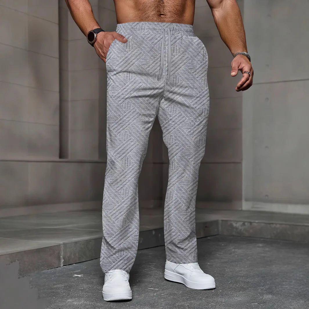 Sportliche Herren Freizeithosen mit Elastischem Bund – Bequeme Lockere Passform, Praktische Taschen, Vielseitig für Alle Jahreszeiten 4