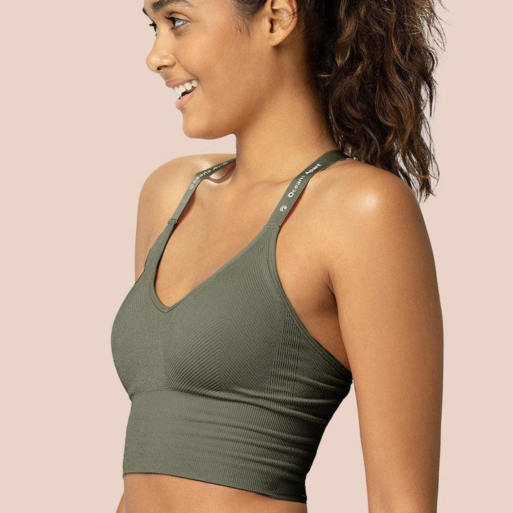 Sporttop Damen Satin Atmungsaktiv Crop Sport Top