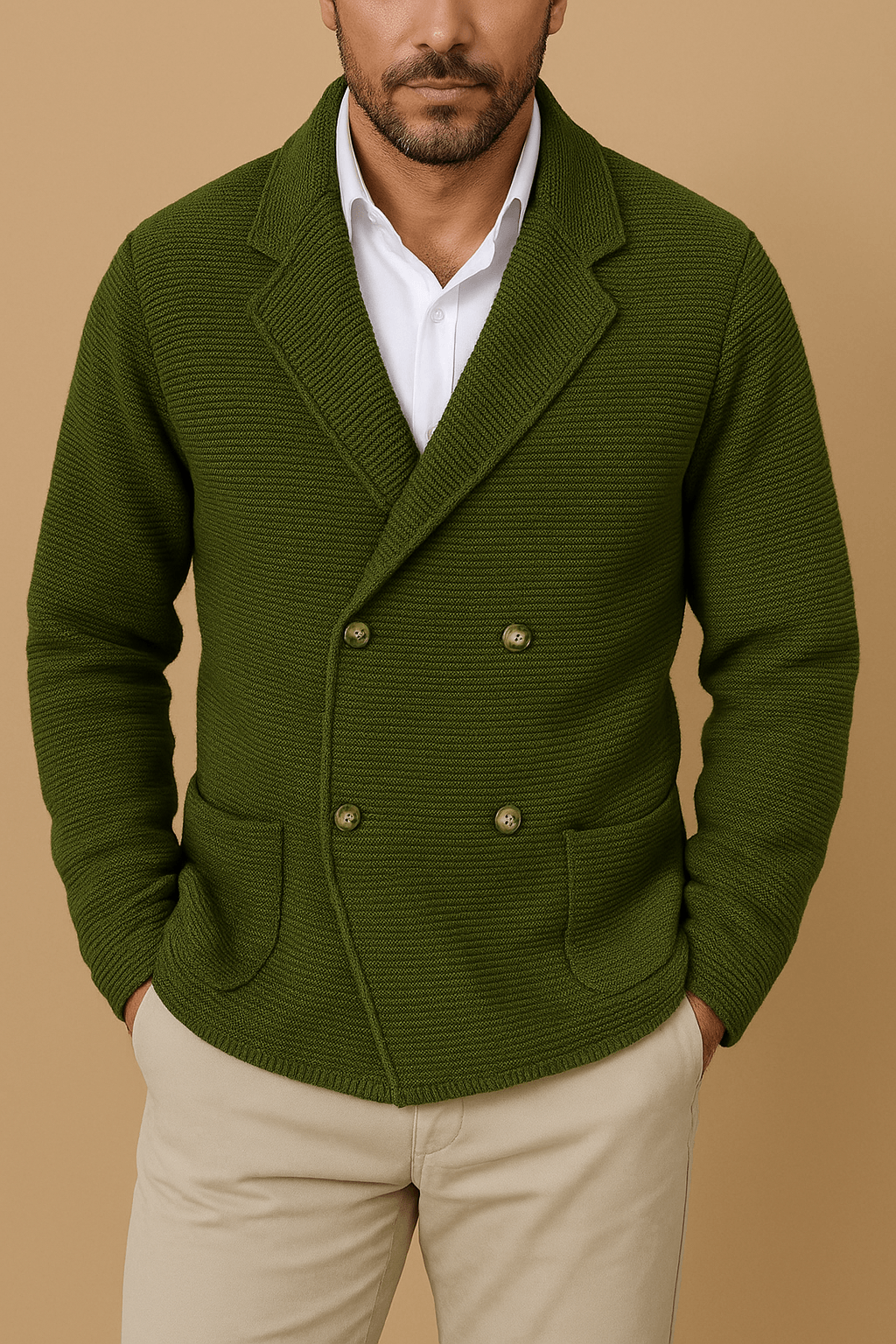 Strickblazer Herren Elegant für Business & Freizeit