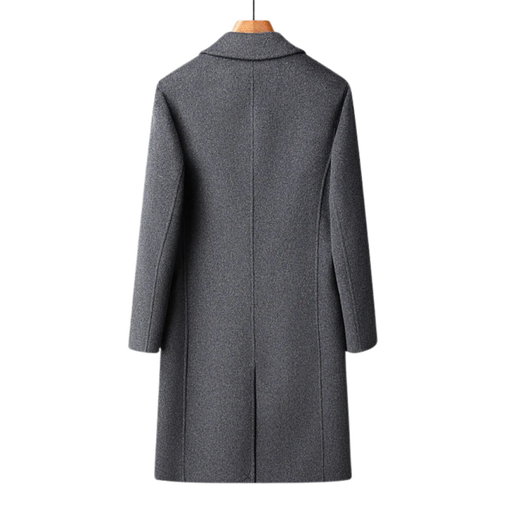 Winter Mantel Herren mit Strukturiertem Design – Eleganter Warmer Stil für Formelle Anlässe