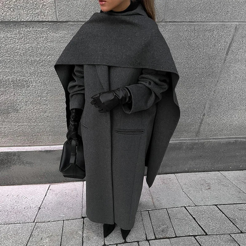 Winter Mantel Damen Oversize – Eleganter Doppelreihiger Stil für Herbst und Winter