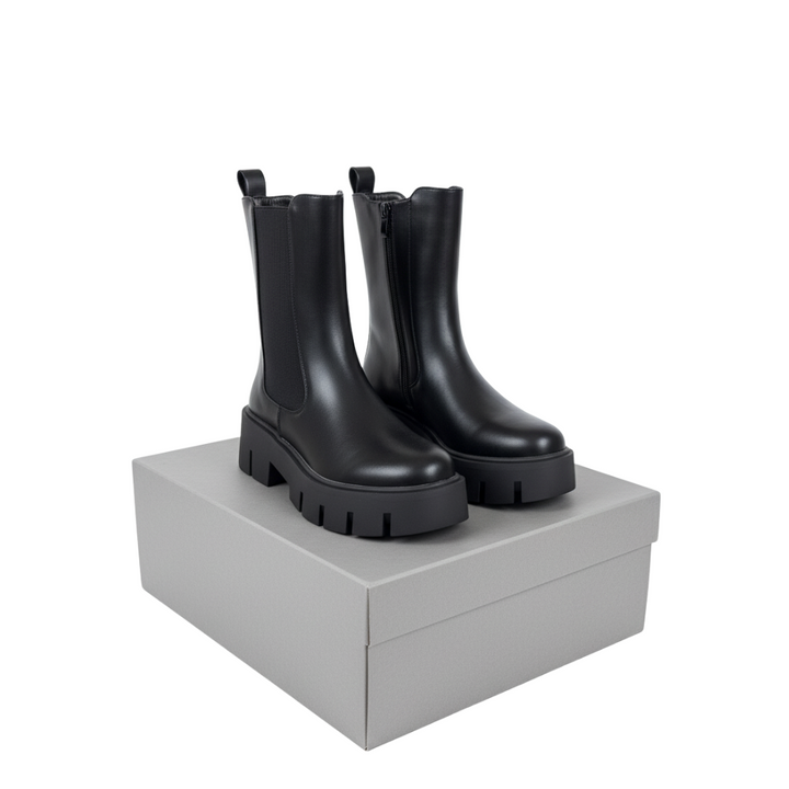 Winterstiefel Damen Schwarz – Gefüttert und Bequem für Jeden Anlass, Vielseitig Kombinierbar