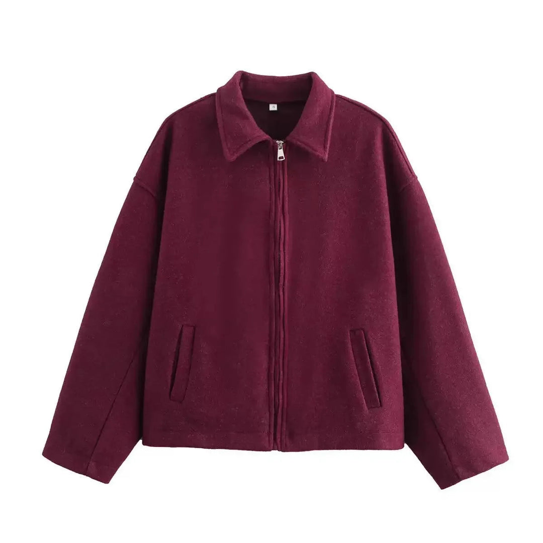 Wolljacke Damen mit Reißverschluss – Elegante Herbstmode für Vielseitige Anlässe