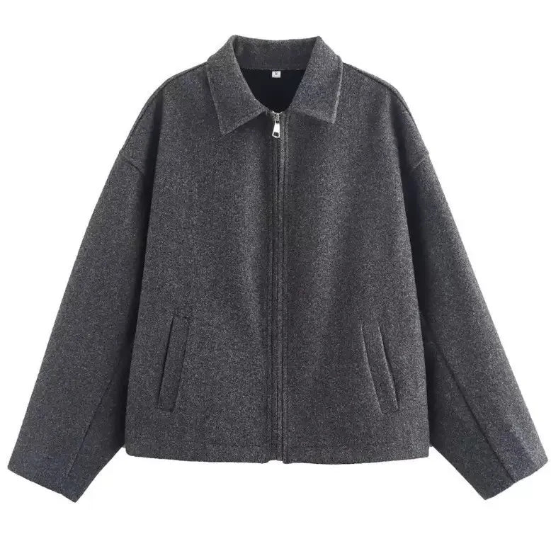 Wolljacke Damen mit Reißverschluss – Elegante Herbstmode für Vielseitige Anlässe